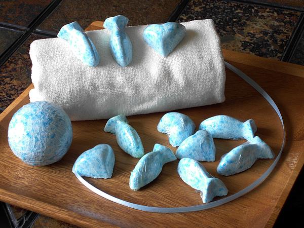 Blue Fish Bath Bombs