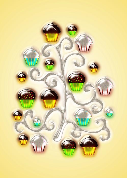 Cupcake Glass Tree
