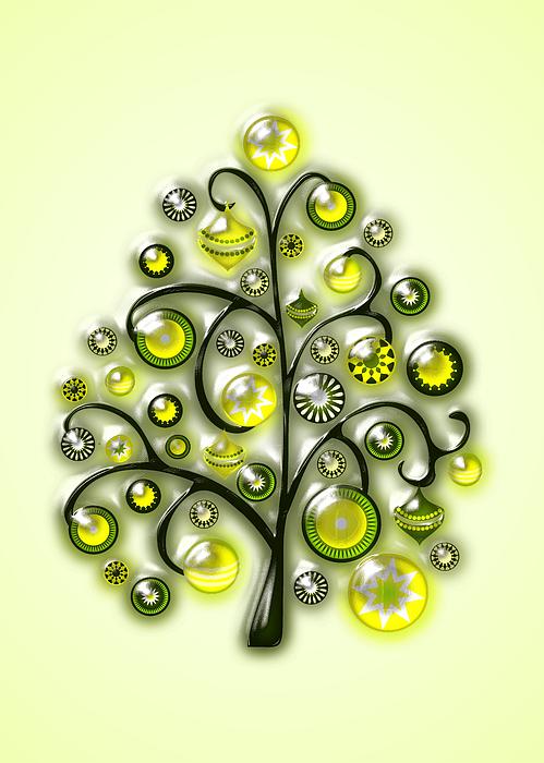 Green Glass Ornaments