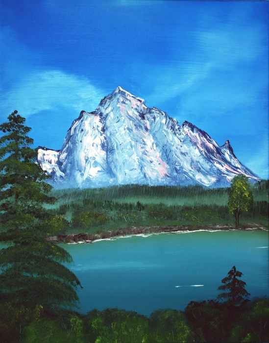 Mountain and Lake