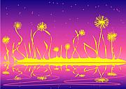 Alien Fire Flowers