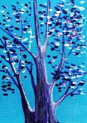 Blue and White