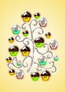 Cupcake Glass Tree